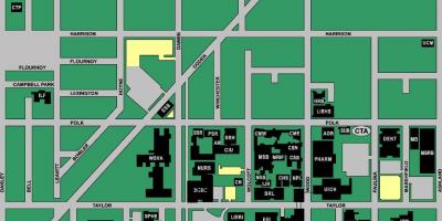 Harta UIC campusul de vest