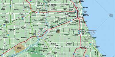 Harta zona Chicago