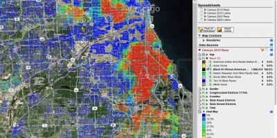 Chicago fotografiere hotspot-uri hartă