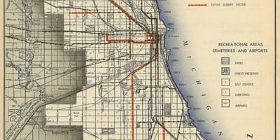 Harta Chicago metrou