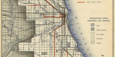 Harta Chicago metrou