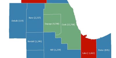 Harta cook county