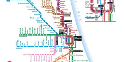 Cta harta Chicago