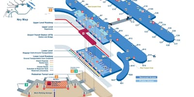 Harta de O Hare terminal 1